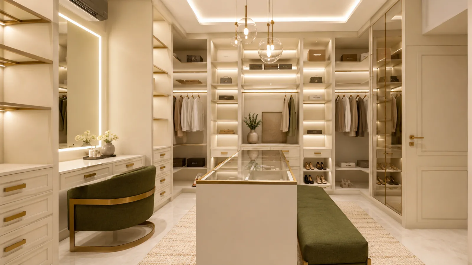 Closet Master com Penteadeira Integrada